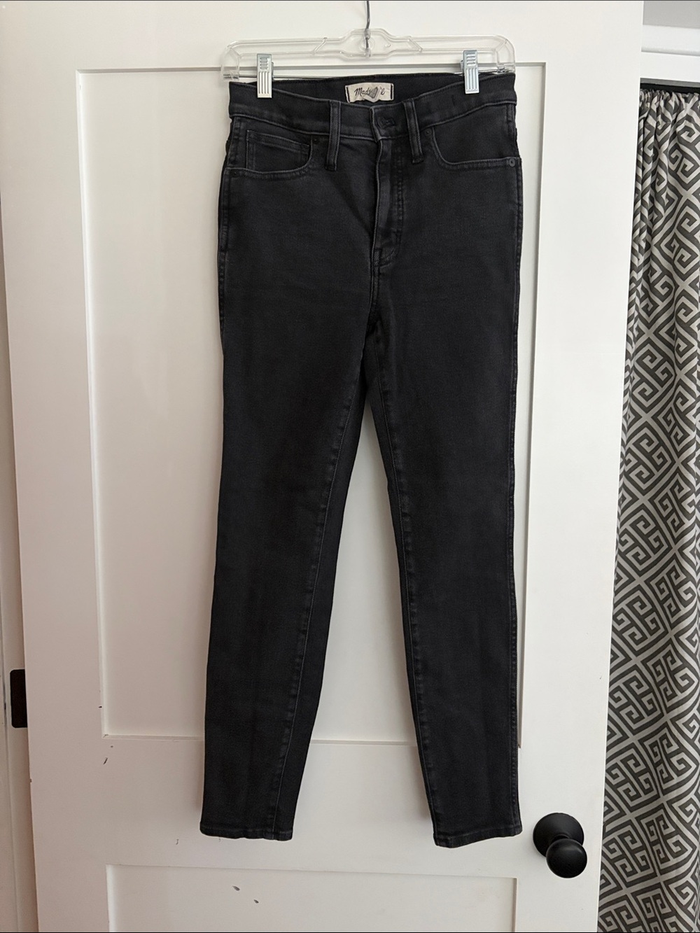 Madewell Black High-Rise Skinny Jeans